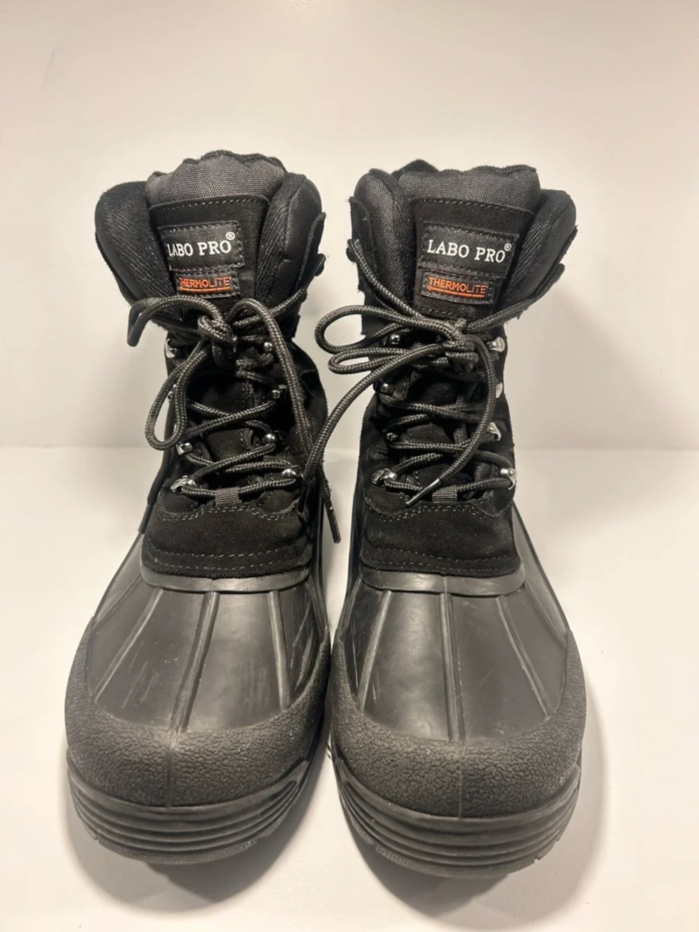 Labo Pro Waterproof Duck Boots Mens 10.5 Black Thermolite Insulated Winter Boots